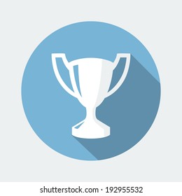 Vector trophy cup icon