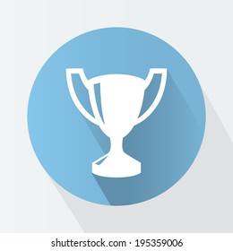 Vector trophy cup icon