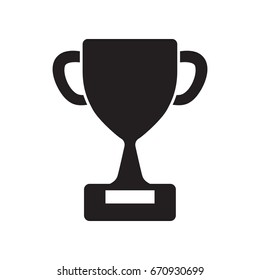 Vector trophy icon.