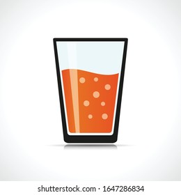 Vector tropical beverage symbol design