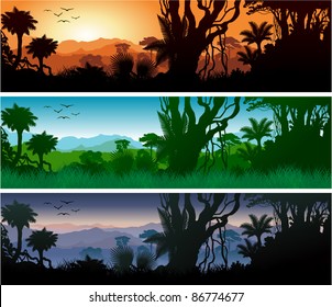 Vector tropical Jungle