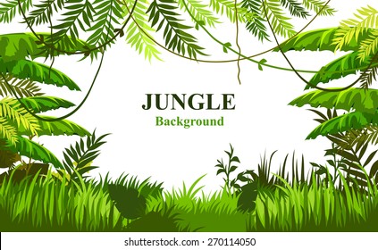 vector tropical landscape - Shutterstock ID 270114050
