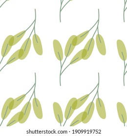 Vector tropical leaves seamless repeat pattern design background. Perfect for modern wallpaper, fabric, 
home decor, and wrapping projects.