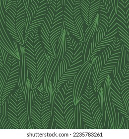 Vector tropical leaves wallpaper, luxury nature leaves, golden banana leaf line design, hand drawn outline design for fabric, print, cover, banner and invitation