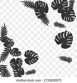 Vector tropical pattern from colorful foliage. Festive decoration. Beautiful spring garden. Summer garden. Summer tropical leaf. Natural spring style.
