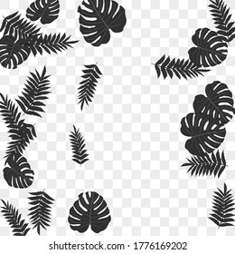 Vector tropical pattern from colorful foliage. Festive decoration. Beautiful spring garden. Summer garden. Summer tropical leaf. Natural spring style.