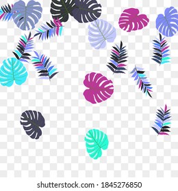 Vector tropical pattern from colorful foliage. Festive decoration. Beautiful spring garden. Summer garden. Summer tropical leaf. Natural spring style.