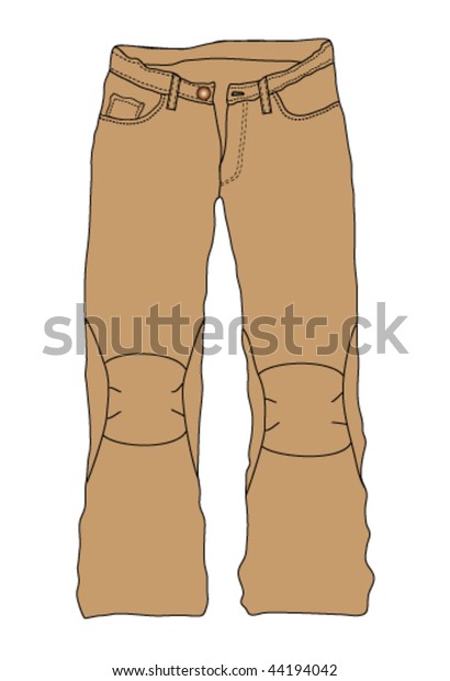 Vector Trousers Stock Vector (Royalty Free) 44194042