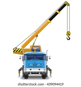 Vector Truck Crane