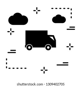 Vector truck icon
