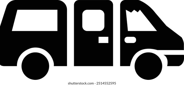 Vector Truck Image - Silhouette A Truck16