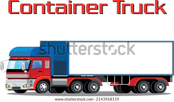 Vector truck template\
isolated on white for car branding and advertising. Available\
EPS-10 separated by groups and layers with transparency effects for\
one-click repaint.