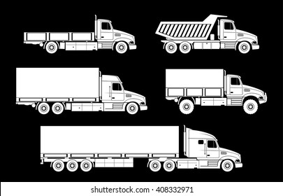 Articulated Lorry Stock Illustrations, Images & Vectors | Shutterstock