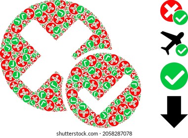 El vector verdadero fractal negativo está diseñado para repetir elementos fractales verdaderos negativos. Collage recursivo de verdadero negativo.