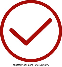 Vector true symbol for your business.