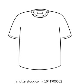 vector of t-shirt