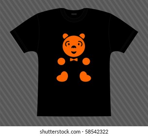 Vector. T-shirt. The club dude