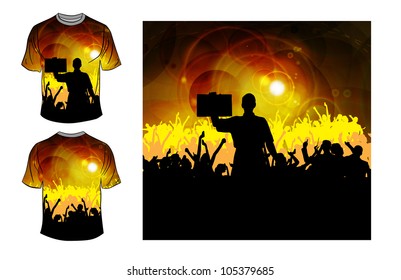 Vector. T-shirt design
