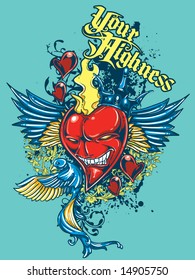 Vector T-shirt design