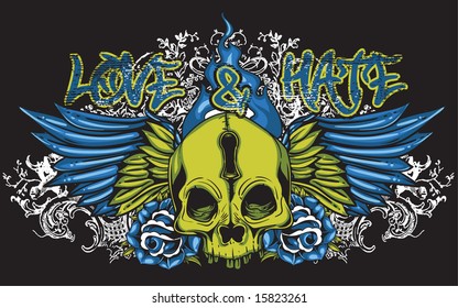 Vector T-shirt design