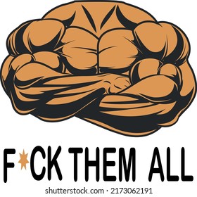 Vector Tshirt Design, Bodybuilder Design, Fashionable Tshirt Design,
