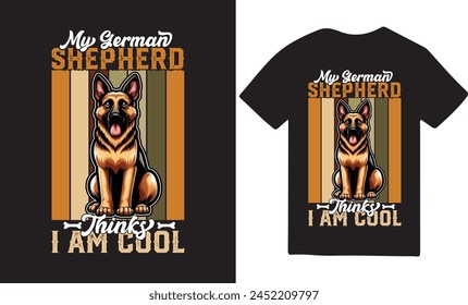 Vector tshirt design ,  Dog t shirt, German Shepherd T Shirt, Creative tshirt design, German shepherd, new shirt design, German t shirt, unique tshirt design, 