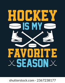 Vector T-shirt Design , hockey t-shirt deisgn