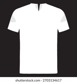 Vector t-shirt design mockup in white colour