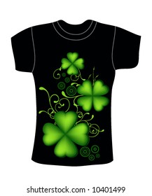 vector t-shirt design for St. Patrick's Days