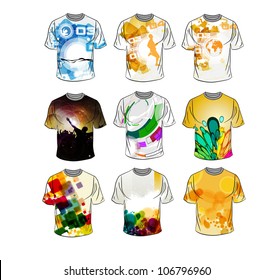 Vector t-shirt design template