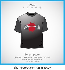 Vector t-shirt design template