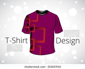 Vector t-shirt design template