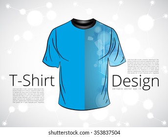 Vector t-shirt design template