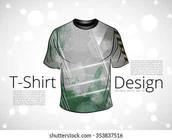 Vector t-shirt design template