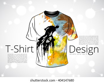 Vector t-shirt design template
