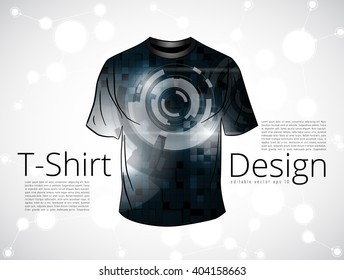 Vector t-shirt design template