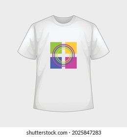 Vector T-shirt design template graphic