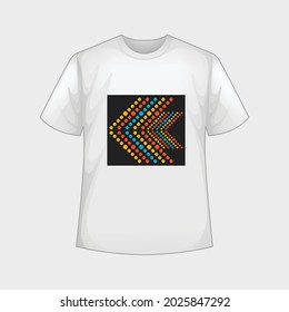 Vector T-shirt design template graphic