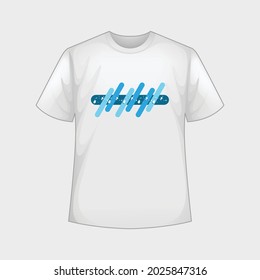Vector T-shirt design template graphic