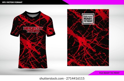 Vector T-shirt design template for men's fashion and clothing print with black background, great for kids and baby clothes advertisement