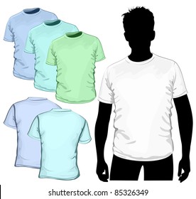 Vector t-shirt design template (no mesh)