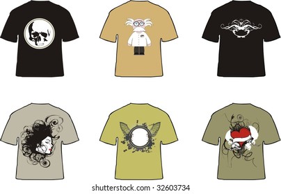 Vector t-shirt designs