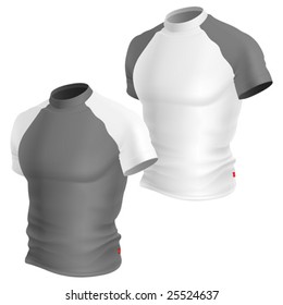 Vector T-shirt. Detailed portrayal.