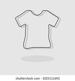 Vector tshirt icon symbol
