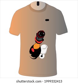 vector t-shirt image for boy. t-shirt icon art illustration. t-shirt template design