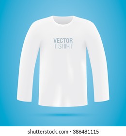 Vector T-shirt. Long sleeve T-shirt.