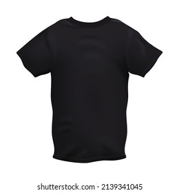 Vector t-shirt in mesh gradient style