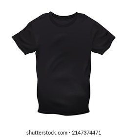 Vector t-shirt in mesh gradient style