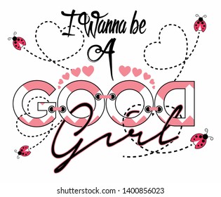 Vector t-shirt print and slogan text