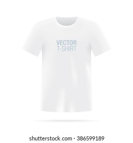 Vector T-shirt. Short sleeve T-shirt.